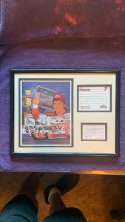 Alan Kulwicki # 7 Nascar print