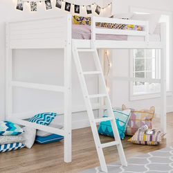 Loft Bed For Sale-white