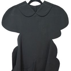 Comme des Garcons GJ-O035 Womens Black Dress - Size M, 100% Wool, Japan Women Gift Party Holidays Wedding Christmas 