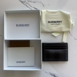 Burberry Money Clip Card Case