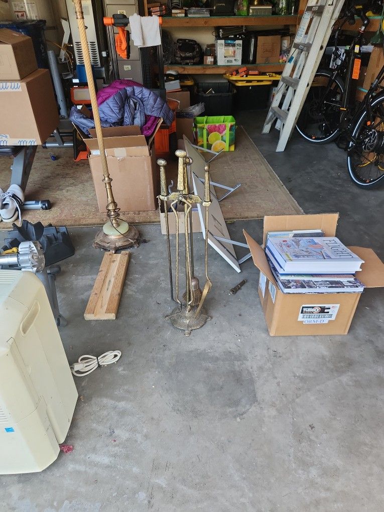 Antique Fireplace Set