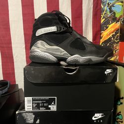 DS Jordan 8 Gunsmoke Size 9.5