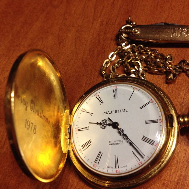 1978 Majestime pocket watch 17 jewels Swiss made