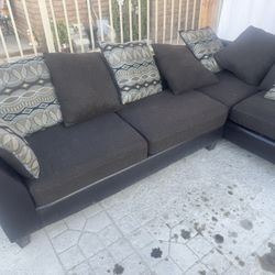 Brown Sectional 