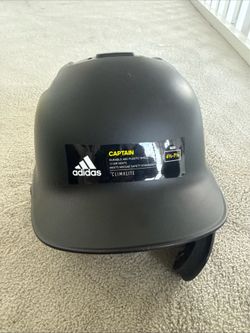Adidas Junior Captain baseball batting helmet with jaw guard