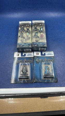 Harry Potter Metal Minifig Lot Voldemort Hermoine Dumbledore And More!