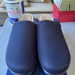 Fly Flot Italian Comfort Loafers - Black Size 8 W