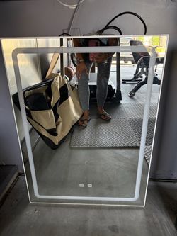 Large LED  bathroom medicine cabinet . Anti fogging