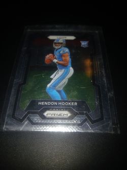 Hendon Hooker Panini Prizm Rookie Card Lions