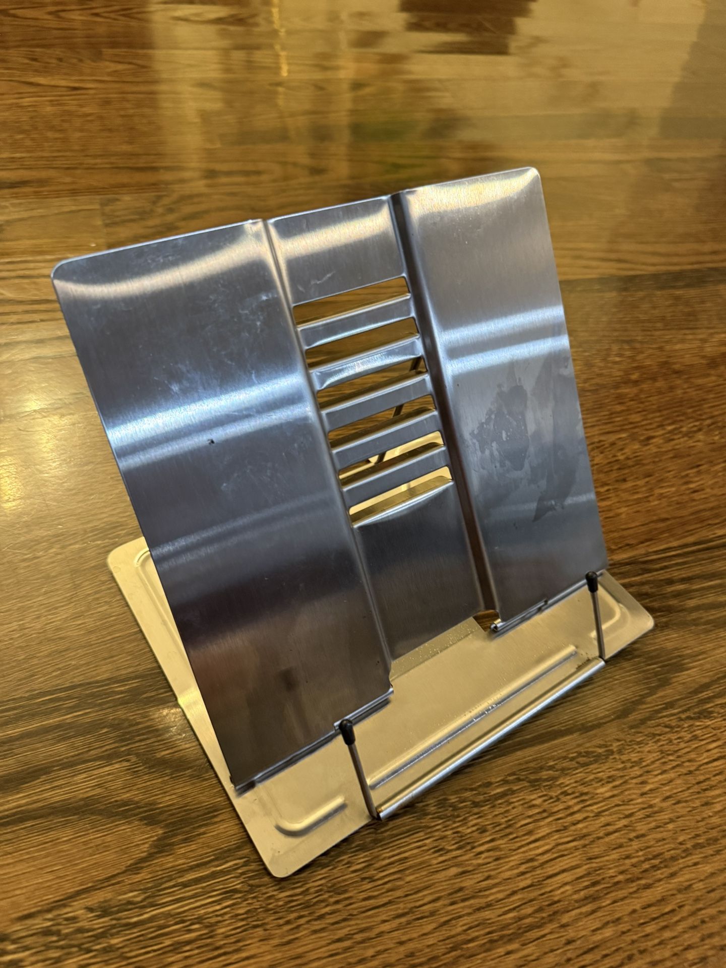 Stainless Steel Adjustable Book Stand / Tablet Holder – New