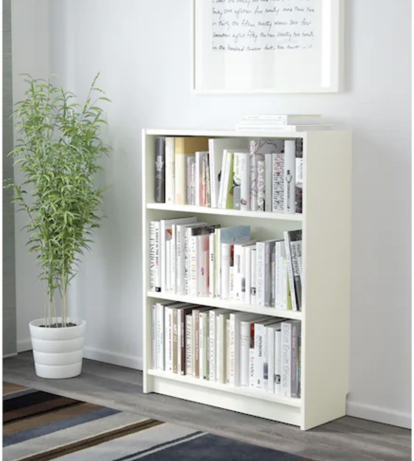 Bookshelves, IKEA Billy, White
