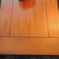 Matching Set Solid Wooden End Tables