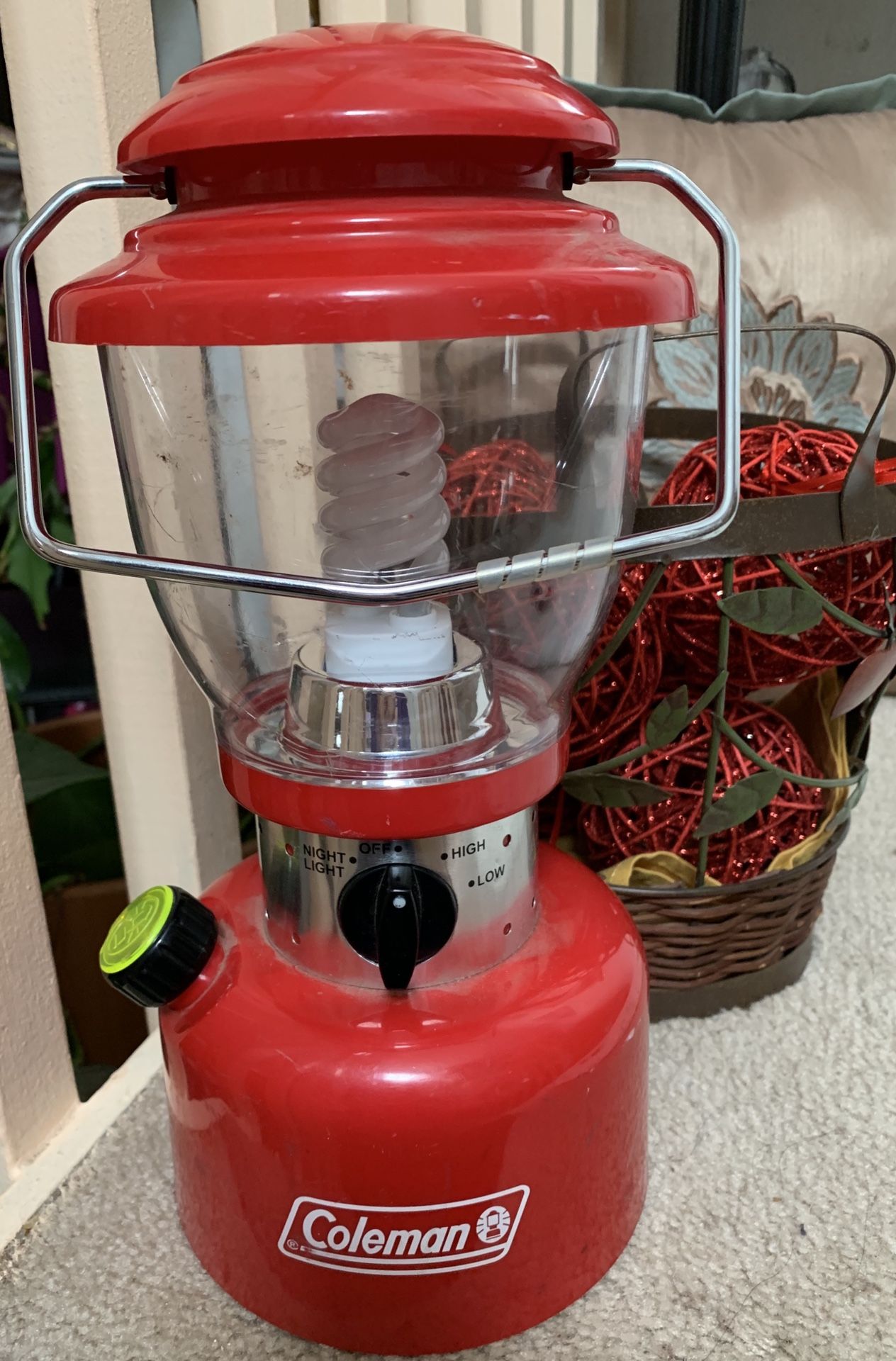 Coleman rechargeable Lantern.