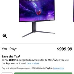 Lg Oled Gaming Monitor 27”