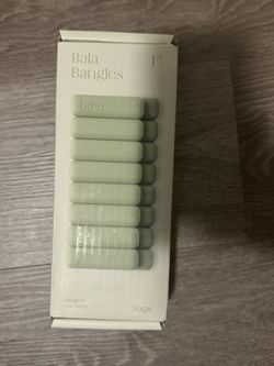 Bala Bangles – 1lb Wearable Wrist & Ankle Weights (Sage, Brand New in Box)