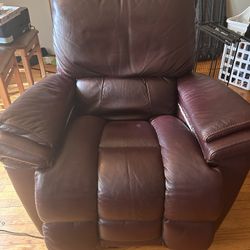 Leather Electric Recliner Chair 