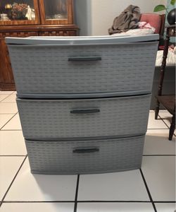 FREE: 3-Drawer Plastic Storage Cart (Curb Alert) - Must Be Gone Today!