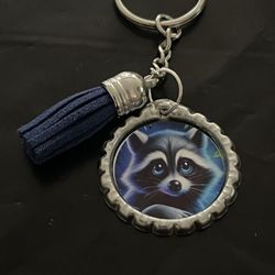 Raccoon Keychain 