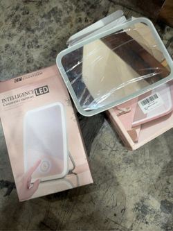 LED Touch-Control Makeup Mirror