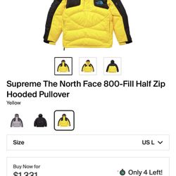 North Face Supreme Collaboration Puffer