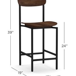 Pottery Barn Counter Stools (2) 