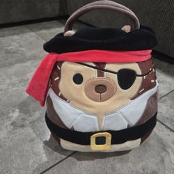 Squishmallows Hans Pirate Hedgehog Treat Pail