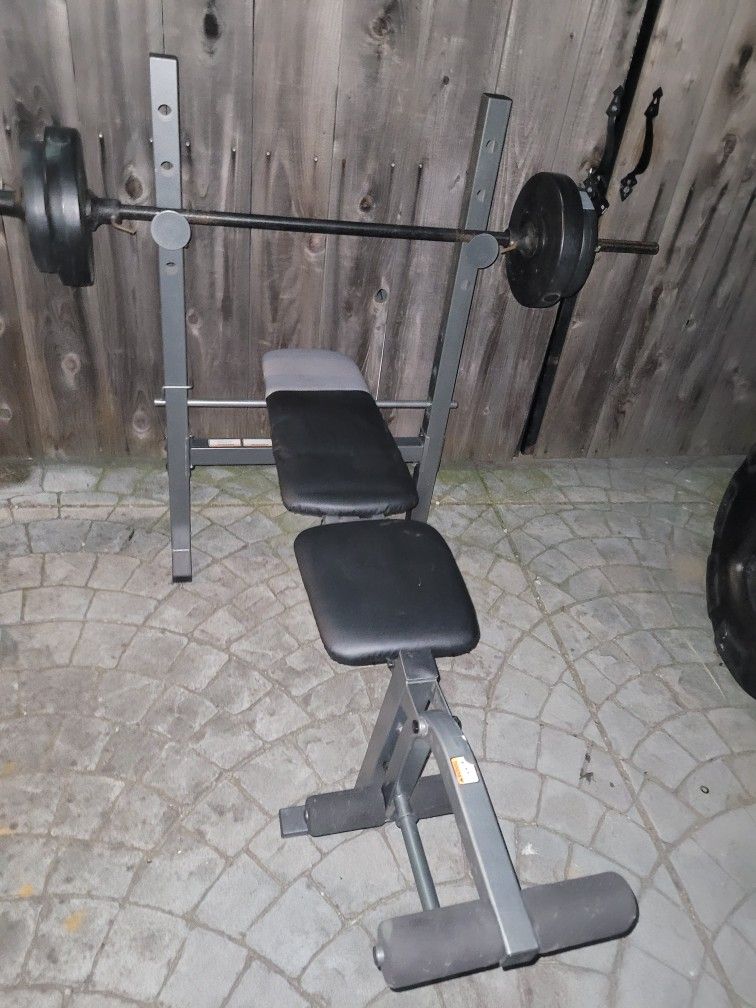 bench press n weights