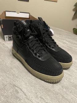 Nike Lunar Force 1 Duckboot Black/Khaki Sz 9