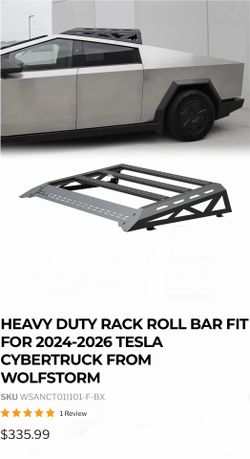 Tesla Cybertruck roof toolbar roof rack.