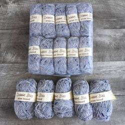 Large Lot 15 Debbie Bliss Aran Tweed Skeins of Yarn