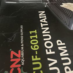 new CNZ cuf 6011 fountain pump 
