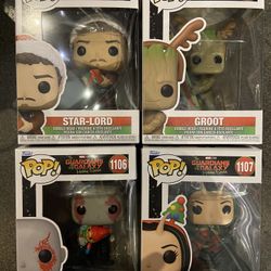 Funko POP! Guardians Of The Galaxy Holiday set