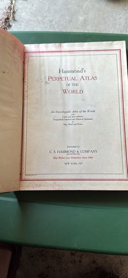 Hammond Perpetual Atlas Of The World