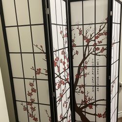 Japanese Plum Blossom Screen