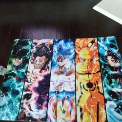 Anime Dragon Ball, Naruto, Demon Slayer, One Piece,My Hero Hood Wrap