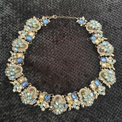 Vintage gem necklace #3