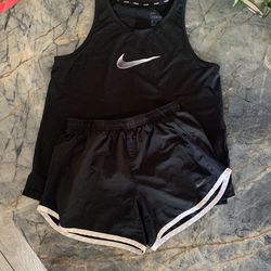 Girls Nike Running Shorts And Tank
