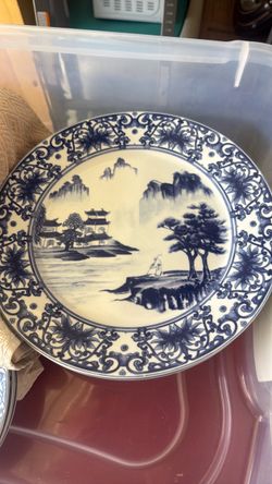 Vintage Canton Blue Dishes