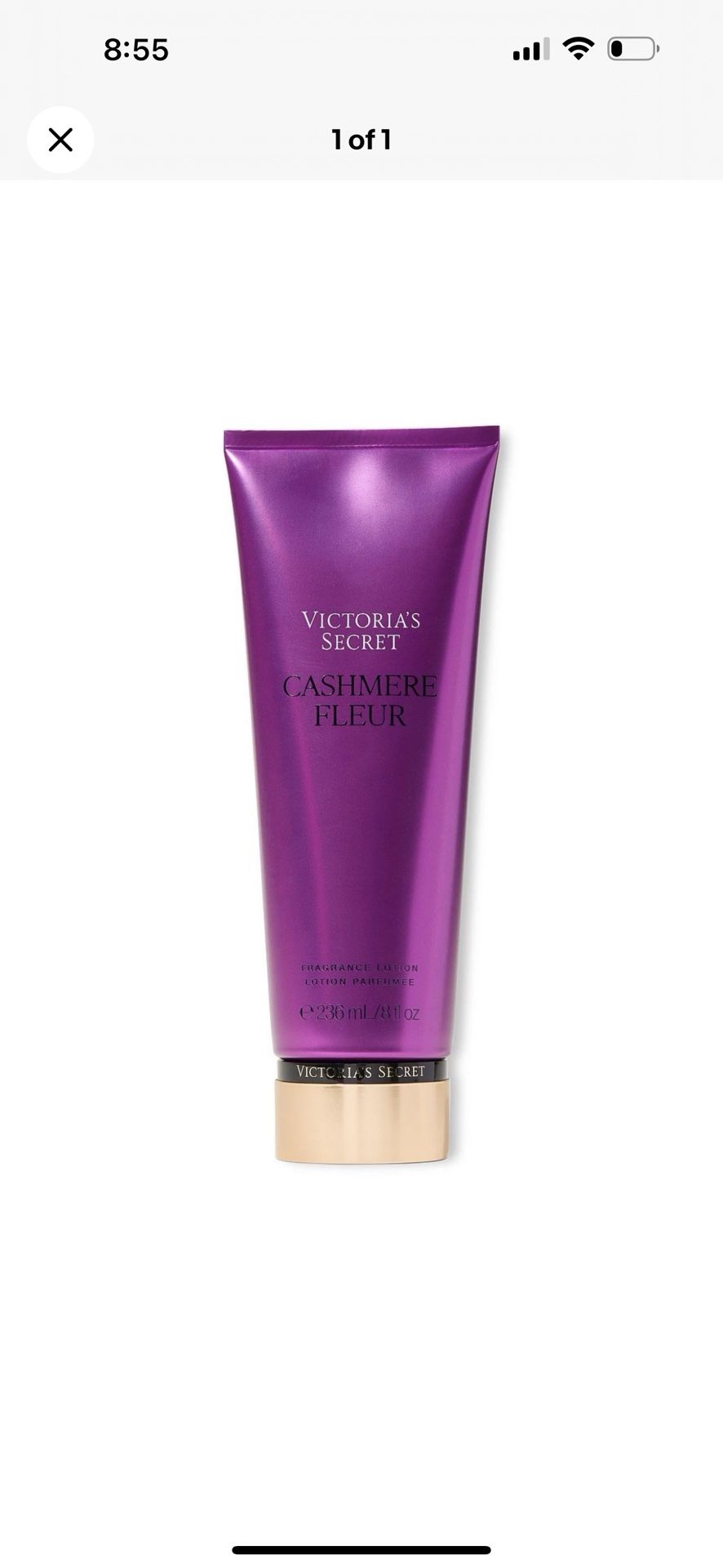 Victoria's Secret Cashmere Fleur Fragrance Body Lotion Moisturizer 8 oz New