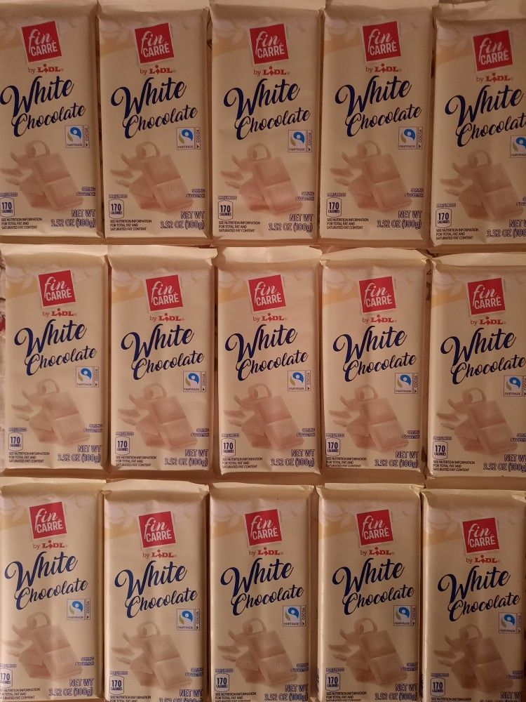 Lot of 10 Large White Chocolate Bars For $10 (3.52oz each) Multiple Lots Available