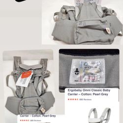 Ergobaby Omni 360 All Position Baby Carrier 108 Never Used Grey NIB