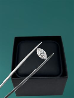Lab-grown marquise shape certified Diamond 💎