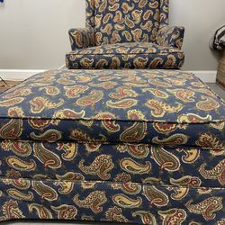 Chair and Ottoman 