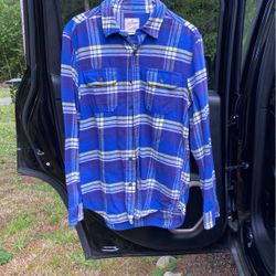 Blue American Eagle Flannel 