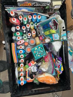 Mixed Craft and Activity Supplies Lot