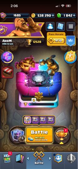 Clash Royale Account – 12528 Trophies “MAX”