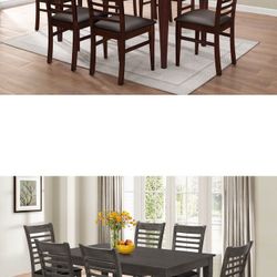 New. 7pc. Dining Set.
