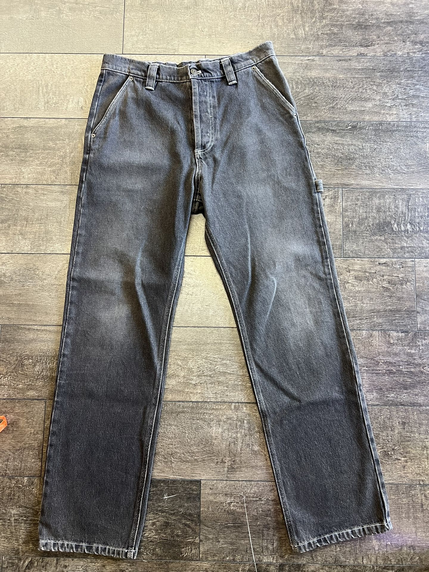 Winnie NY Charcoal Denim Jeans sz 34