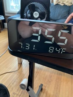 Huge digital led alarm clock