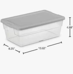 Plastic storage bins
